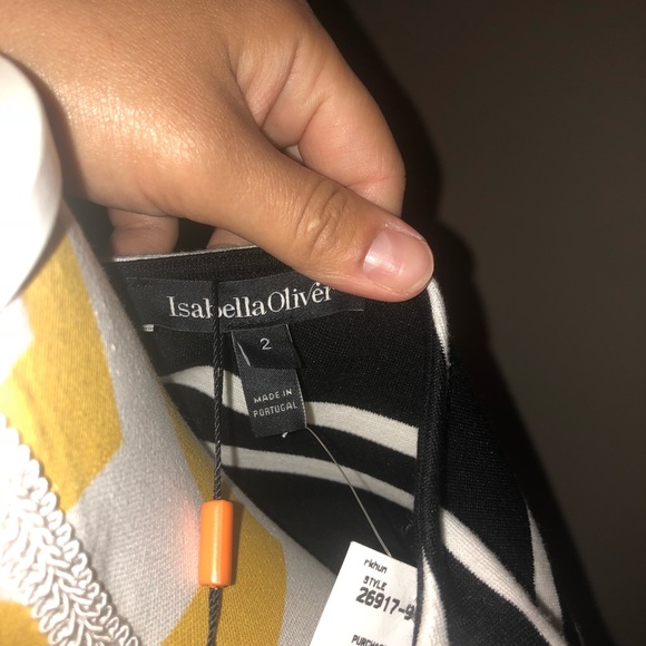 *NWT*Isabella Oliver maternity top square neck - Picture 4 of 7